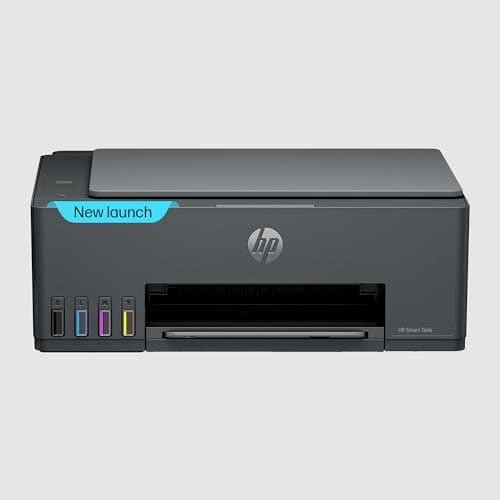 HP Smart Tank 524 All-in-One Colour Printer |1+1 Year Extended Warranty on Registration| Up to 4000 Black & 6000 Colour Prints I Print,Scan & Copy for Home/Office