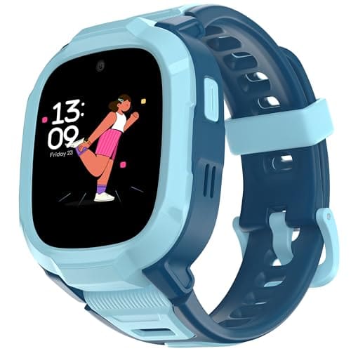 Noise Junior Explorer 2 Smart Watch for Kids with 4G SIM Compatible, 2-Way Video & Voice Calling, Geofencing, Real Time Location Monitoring via Google Maps, IP68, SOS Emergency Alerts (Frost Pop)