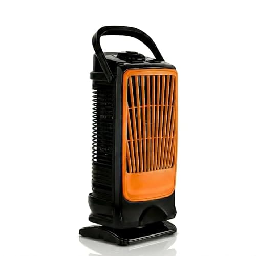 Ekvira Aura High Speed Cooling Fan NEW | High Speed Tower Fan | 120° Oscillation | 3 Speed Single-Knob Control | Bladeless Safe Design | 1 Year Warranty | Portable Table Fan for Home Office Kitchen