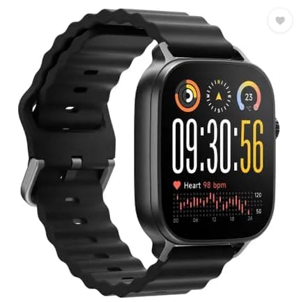 realme Watch 5,1.97" AMOLED,Upto 20 Days Battery,BT Calling,GPS,Compass,IP68 Smartwatch (Titanium Black Strap, One Size)