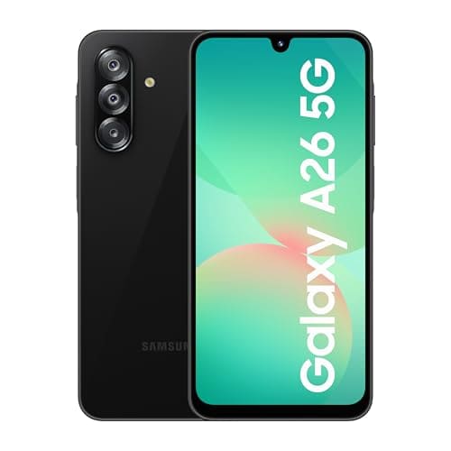 Samsung Galaxy A26 5G (Awesome Black, 8GB, 128GB) | Awesome Intelligence: Circle to Search, Intelligent Editing | Awesome 50MP Triple Camera | IP67