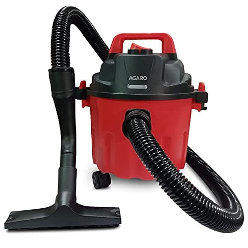 AGARO Rapid Vacuum Cleaner, 1000W, Wet & Dry, for Home Use, Blower Function, 10L Tank Capacity, 16.5 kPa Suction Power, Plastic Body, Red.