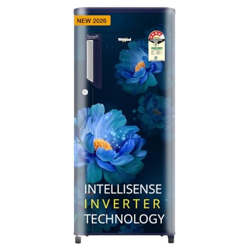 Whirlpool 192 L 4 Star Icemagic Powercool Direct-Cool Single Door Refrigerator (215 IMPC PRM 4S SAPPHIRE PEONY-Y, Blue, 2026 Model)