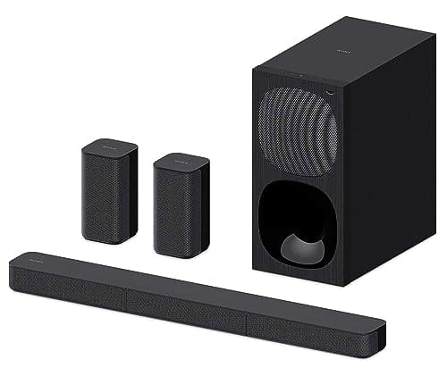 Sony HT-S20R Real 5.1ch Dolby Digital Soundbar for TV with subwoofer and Compact Rear Speakers, 5.1ch Home Theatre System (400W,Bluetooth & USB Connectivity, HDMI & Optical connectivity)