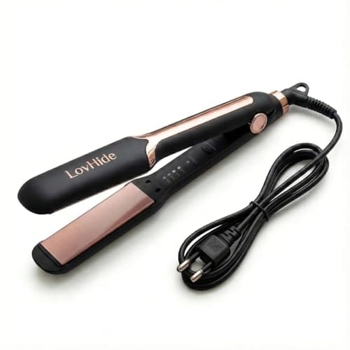 LovHide Professional Hair Straightener for Women | Ceramic Tourmaline Plates | Fast Heating | High Temperature | Suitable for All Hair Types