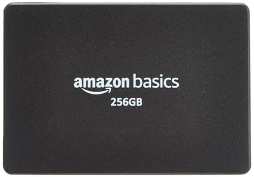 amazon basics 2.5 inch SATA Internal SSD 256 GB | Speed up to 550 MBps | Shock Resistant | Energy Efficient | High-Speed Performance