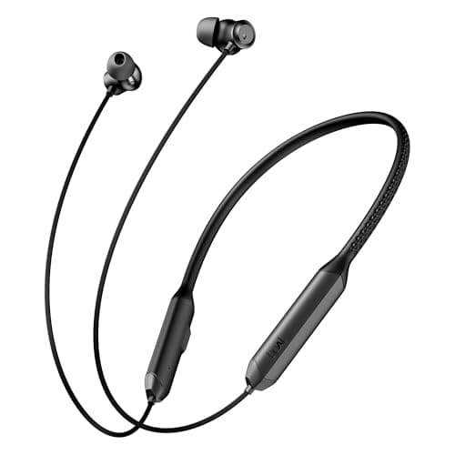 Boat Rockerz Prime 255Z, Spatial Audio,ENx Tech, Dual Pair, 50H Battery, Stream Ad Free Music via App Support, Magnetic Buds, Bluetooth Neckband, Wireless with Mic Earphones (Onyx Black)