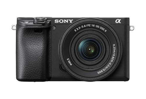 Sony New Alpha ILCE-6400K (Previously ILCE-6400L) with Upgraded SELP1650 (Ver 2) Power Zoom Lens | 24.2MP | APS-C Sensor | Fast Auto Focus | 4K Vlogging Camera | Tiltable LCD – Black