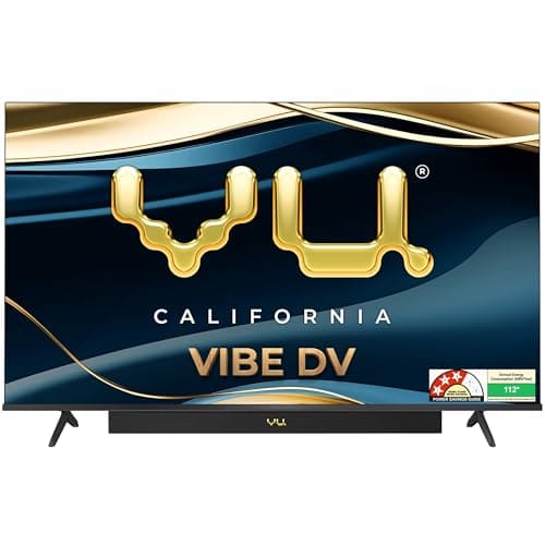 Vu 108cm (43 inches) Vibe Series 4K QLED Smart Google TV 43VIBE-DV