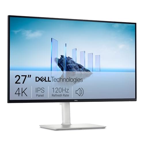 Dell S2725QS 27"/68.58 cm 4K Monitor|Titan Grey|IPS 120Hz |350 cd/m2 | 4 ms, Contrast 1,500:1| Tilt, Height, Pivot & Swivel Adjustable|Ports: 2X HDMI| 2 * 5W Speakers|99% SRGB |AMD Freesync Premium