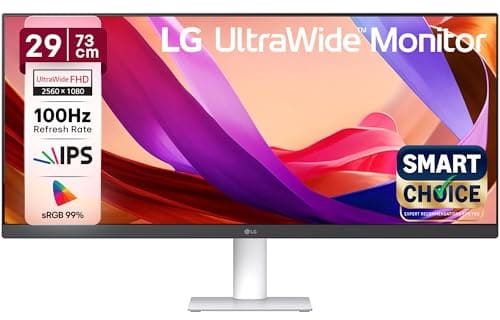 LG 29U531A 73 cm (29 Inch) UltraWide WFHD (2560x1080) IPS Monitor, 100Hz, 5ms(GtG), Anti-Glare, sRGB 99% (Typ.), HDR10, 3-Side Virtually Borderless, HDMI, DP, USB-C, Speakers, Tilt Adjustable (Black)
