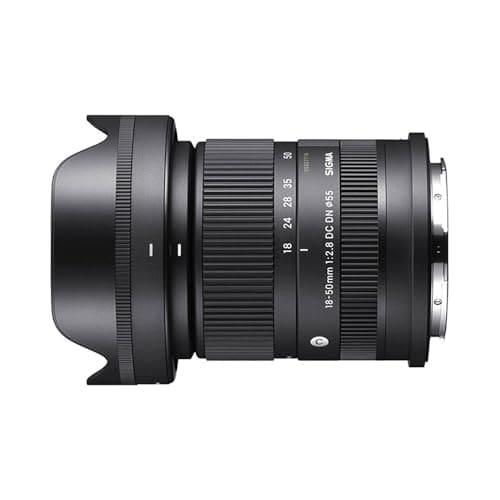 Sigma 18-50mm F2.8 DC DN Contemporary DSLR Camera Lens for Sony E Mirrorless Cameras (585965, Black)