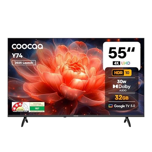coocaa 138 cm (55 inch) Frameless UHD 4K Smart Google TV 55Y74