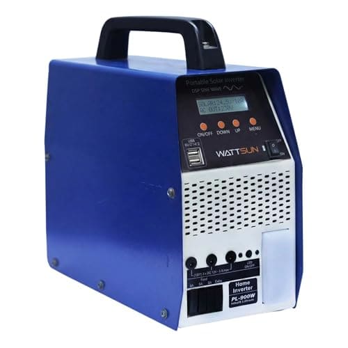 Wattsun 768Wh Lithium Portable Power Station | 700VA Inverter Mode + 350W Power Station | Long Backup Emergency Power for Home, Camping & Travel | Fast Charging | IP32 | 5-Year Warranty