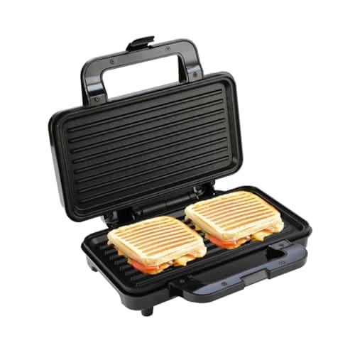 BAJAJ VACCO 900W Non-Stick Jumbo - King Size Sandwich Maker | Crispy Extra Large Griller for Multi Snacks | Fixed Grill Plates | Perfect for Bread, Panini & Grilled Sandwiches Veg & Non-Veg Grills