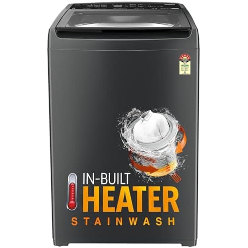 Whirlpool 6.5 Kg 5 Star MAGIC CLEAN PRO Fully Automatic Top Load Washing Machine (MAGIC CLEAN PRO SW 6.5 (H) GREY 10YMW with In-Built Heater)