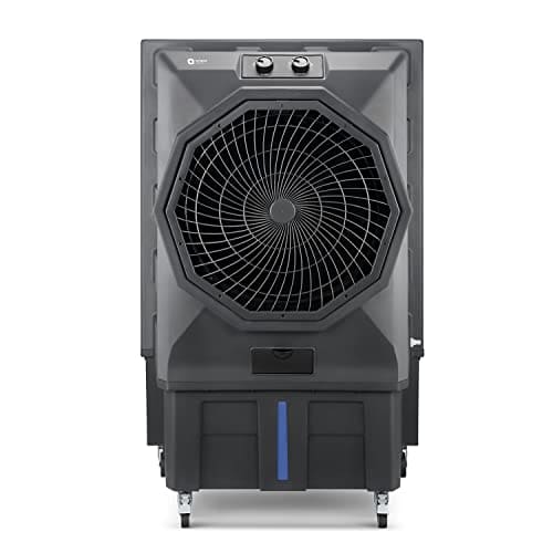 Orient Electric Stark 110 L Heavy Duty Commercial Air Cooler With 20" Fan | Aerofan Technology |High-Density Honeycomb Cooling Pads | Extra Powerful Air Throw & Auto Water Refill Technology| Grey