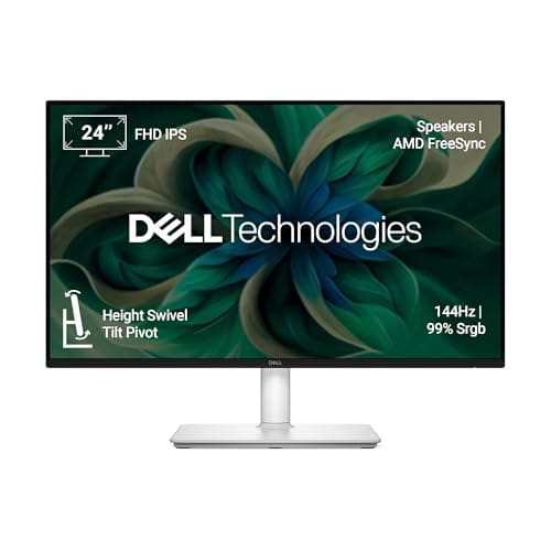 Dell S2425HSM 24"/60.45cm FHD Monitor, 144Hz Refresh Rate, IPS Panel, 1ms Response, Flicker-free, Contrast 1500:1, 2xHDMI, Built-in 6W Dual Speakers, Warranty 3 Years, TÜV Rheinland 4-Star Eye Comfort