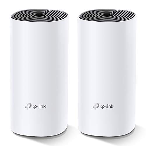 TP-Link Deco M4 Whole Home Mesh Wi-Fi System, Seamless Roaming and Speedy (AC1200), Work with Amazon Echo/Alexa, Router and Wi-Fi Booster, Parent Control Router, Pack of 2