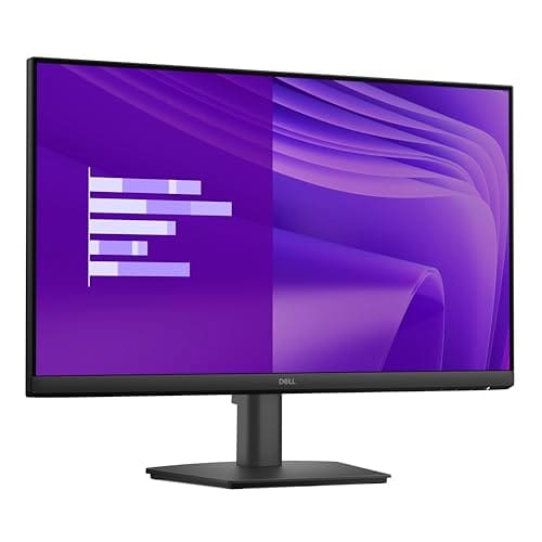 Dell E2425HM 23.8"/60.5cm FHD Monitor | IPS Panel | 5ms Response| Tilt Adjustment | 100Hz Refresh Rate | 1000:1 Contrast | 250 cd/m2 |Ports: 1 HDMI, 1 DP 1.2, 1 VGA|TÜV Rheinland 3-Star Eye Comfort