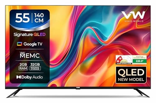 VW 140 cm (55 inches) Pro Series 4K Ultra HD Smart QLED Google TV VW55GQ2
