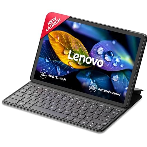 Lenovo Tab K11 with Keyboard| 4G (LTE) + Wi-Fi | 8 GB RAM, 128 GB ROM (Expandable Upto 1 TB)| 11 Inch Screen, 90 Hz Refresh| Quad Speaker with Dolby Atmos| 13 MP Rear Cam with Flash|Luna Grey