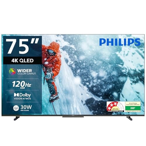 Philips 190 cm (75 inch) 8100 Series 4K Ultra HD Smart QLED Google TV 75PQT8100/94
