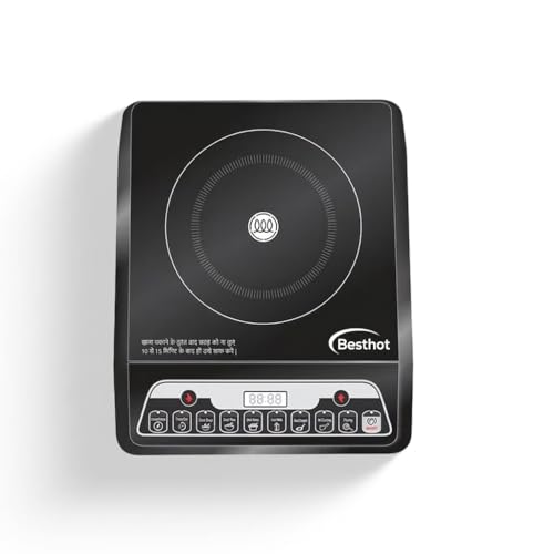 2000 W Induction Cooktop With Preset Cooking Fast Heating