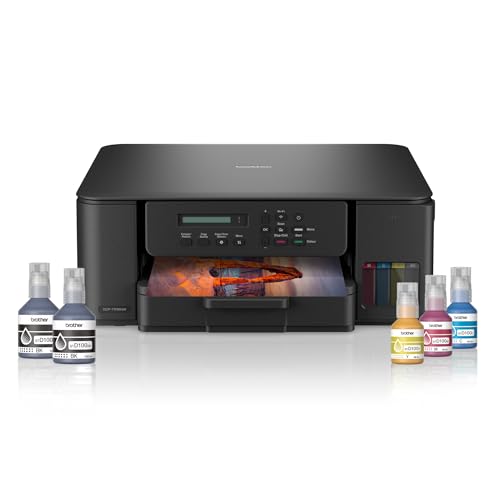 Brother Ink Tank DCP-T535DW New Launch WiFi Auto Duplex Printer, 128MB Memory, Print Pages Upto 15K in & 5K in Color Each Get an Extra Ink Bottle, Free Installation