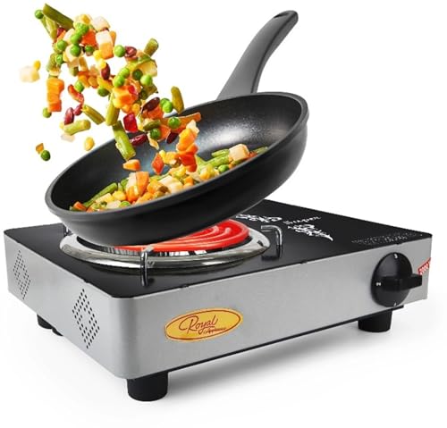 2000W Infrared Cooktop Hot Plate with Grill Rack, Button Control, Overheat Protection, 3 Preset Cooking Modes – Quick Fry, Soup & BBQ