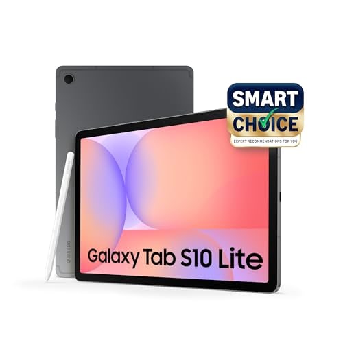 Samsung Galaxy Tab S10 Lite with AI [Smartchoice], S Pen in-Box, 27.7 cm (10.9 Inch) Display, Object Eraser, 90Hz Refresh Rate, IP42 Rating, 6GB RAM, 128GB Storage, Wi-Fi Tablet, Gray