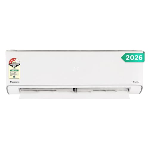 Panasonic 1.5 Ton 3 Star Inverter Split AC (PM 0.1 Filter, 8-in-1 Convertible, High Airflow,Dustbustor Outdoor Clean,100% Copper Condenser, CS/CU-EU18CKY3F, 2026 Model, White)