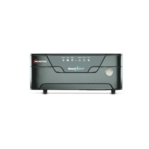 Microtek Smart Hybrid 1875 Digital & Sinewave 1650VA/1320W Inverter, Support 2 Battery With 3 Year Warranty for Home, Office & Shops