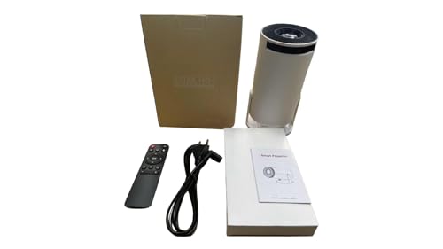 Mini Portable Projector 5G WiFi 6 Bluetooth 5.0 Android 11 | 4K 1080P Full HD Support LED Projector 8000 Lumens | Home Theater Projector for Mobile Laptop | 130 Inch Display Compact Projector