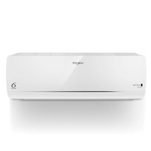 Whirlpool 1.5 Ton 3 Star, 3DCOOL Inverter Split AC (3DCOOL 10T 3S INV EXP S6M1PP0-2026 Model, Copper, Convertible 5-in-1 Ultra Chill, 6th Sense, 3D Technology, HD Filter White)