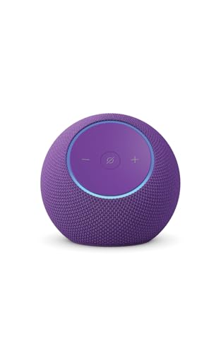 All-new Amazon Echo Dot Max, Alexa speaker with 3X bass and room-filling sound, hands-free smart home management, Bluetooth, Amethyst