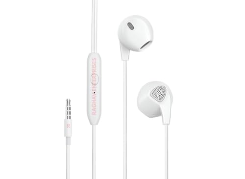 in Ear Wired Earphones for Sony Xperia E4 Dual in-Ear Headphones with Mic, Super Extra Bass, Melodious Sound, Magnetic Earbuds, Play Start/Stop Volume Control Switch -JN