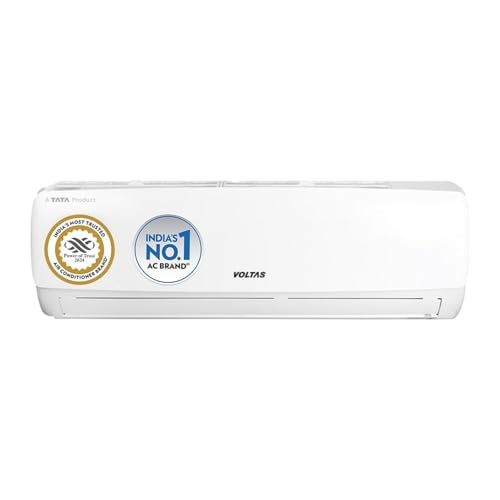 Voltas 1 Ton 3 Star, Fixed Speed Split AC (Copper, LED Display, Anti-dust Filter, SAC 123 Vectra Elegant, White)