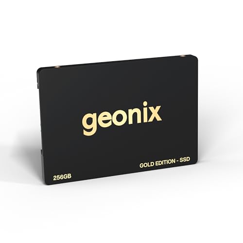 GEONIX SATA 2.5" 256GB Internal Solid State Drive6Gb/s | Fast Performance | Read/Write Speed Upto - 570/500 MB/s | Quad Channel Controller Compatible with PC and Laptop | 5 Years Warranty.