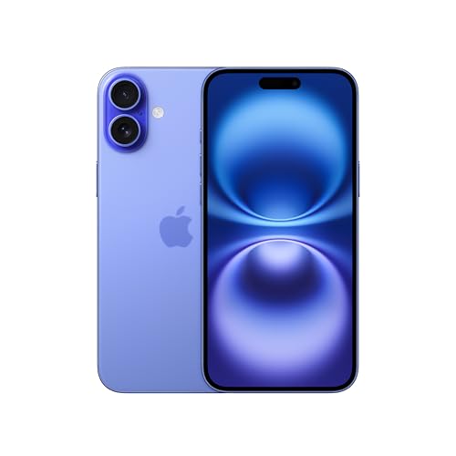 Apple iPhone 16 Plus 256 GB: 5G Mobile Phone with Camera Control, A18 Chip and a Big Boost in Battery Life. Works with AirPods; Ultrmarine
