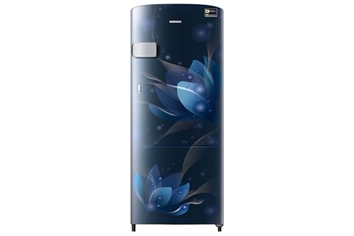 Samsung 192 L 3 star Inverter Direct Cool Single Door Refrigerator Appliance (RR20A1Y2YU8/HL, Saffron Blue)