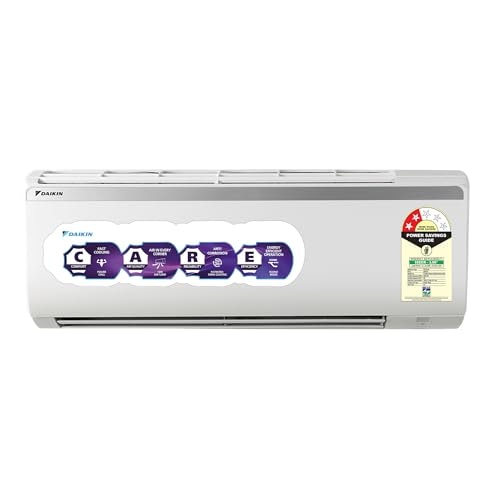 Daikin 1.5 Ton 2 Star, Fixed Speed Split AC (Copper, PM2.5 Filter, FTQ50XV16, White)