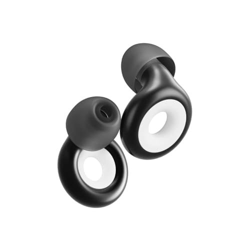 Gikzol Noise Cancelling Ear Plugs – Soft Silicone Earplugs for Sleeping, Studying, Travel, and Flight – Reusable Noise Reduction Earbuds with 6 Comfort Tips (S/M/L) – Multicolor