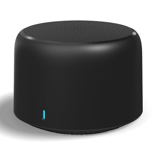 Portronics 5W Pico Mini HD Sound Portable Bluetooth Speaker with in-Built Mic, Strong Lanyard, Upto 4 Hours Playtime, Bluetooth 5.3V, Type C Fast Charging, Light Weight (Black)