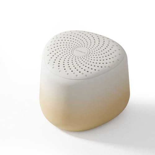 HAMMER Drop Sunrise Portable Indoor Bluetooth Speaker, 5W RMS Output, Bluetooth 6.0, Up to 32H Playtime, Twin Pairing, Made in India, Type-C Fast Charging, Built-in Mic, TF Card and USB Support -Beige