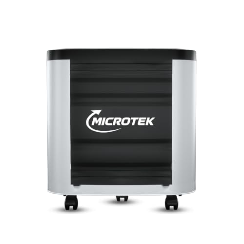 Microtek Brand All-in-one (AIO) Trolley Compatible for All Types of Solar Powered Battery, Inverter and Normal Batteries (Single/Double/Jumbo/Flat Plate/Tall Tubular Battery)