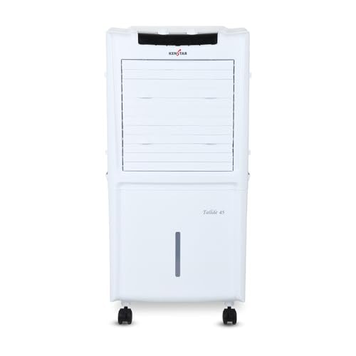 Kenstar TallDe HC 45 L Room/Personal Air Cooler For Home| Honeycomb Pad |High Speed Fan |40 Ft Powerful Air Throw|Inverter compatible |Portable Cooler-Room|1-Yr Product Warranty|White & Black