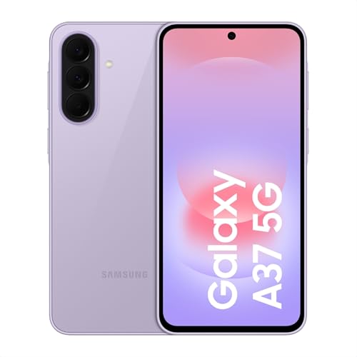 Samsung Galaxy A37 5G (Awesome Lavender, 8GB RAM, 128GB Storage), Agentic AI, Triple Camera with Nightography Video, 2 Days Battery Life, 6 Gen OS Upgrades, IP68, 7.4mm Sleek, with No Cost EMI