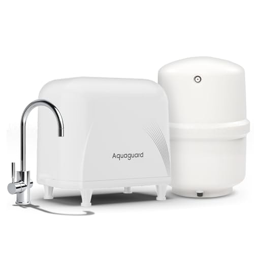 Aquaguard Select Designo 9-Stage Under The Counter Water Purifier | RO+UV+Active Copper Tech | Taste Adjuster | Inbuilt Pressure Pump | Suitable for Tanker, Borewell & Municipal Water