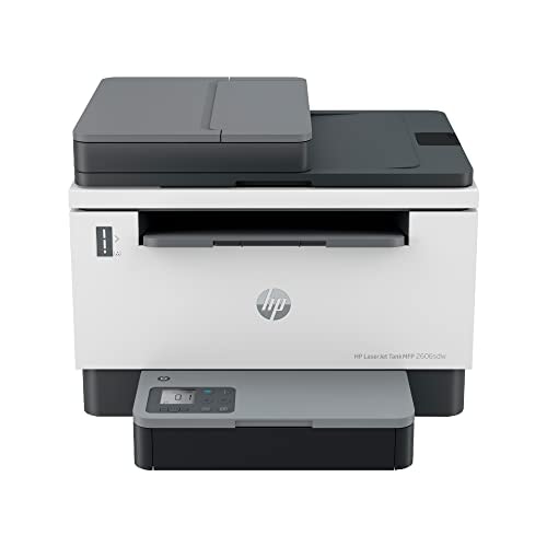 HP LaserJet Tank MFP 2606sdw, Wireless, Print, Copy, Scan, 40-Sheet ADF, Hi-Speed USB 2.0, Ethernet, Bluetooth LE, Up to 22 ppm, 250-sheet Input Tray, 1-Year Warranty, Black and White, 381U2A